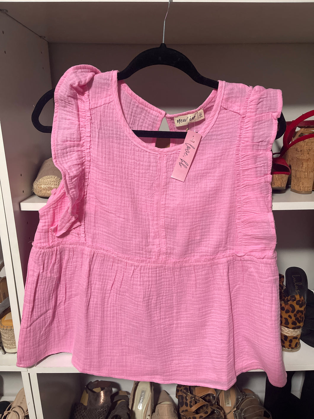 Pink Babydoll Top