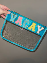 Load image into Gallery viewer, Varsity Letter Clear Pouch
