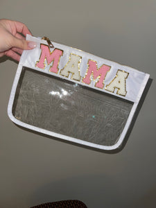 Varsity Letter Clear Pouch