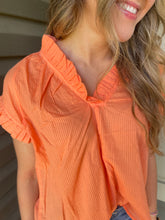 Load image into Gallery viewer, Orange Cropped Top
