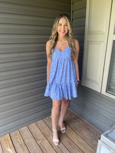 Sky Babydoll Dress