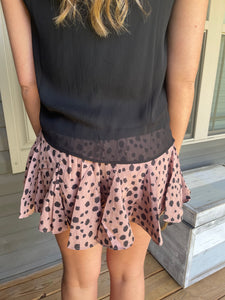 Mauve Dot Shorts