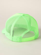 Load image into Gallery viewer, Neon Green Save Water Drink Margs Trucker Hat
