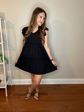 Load image into Gallery viewer, Black Mini Dress
