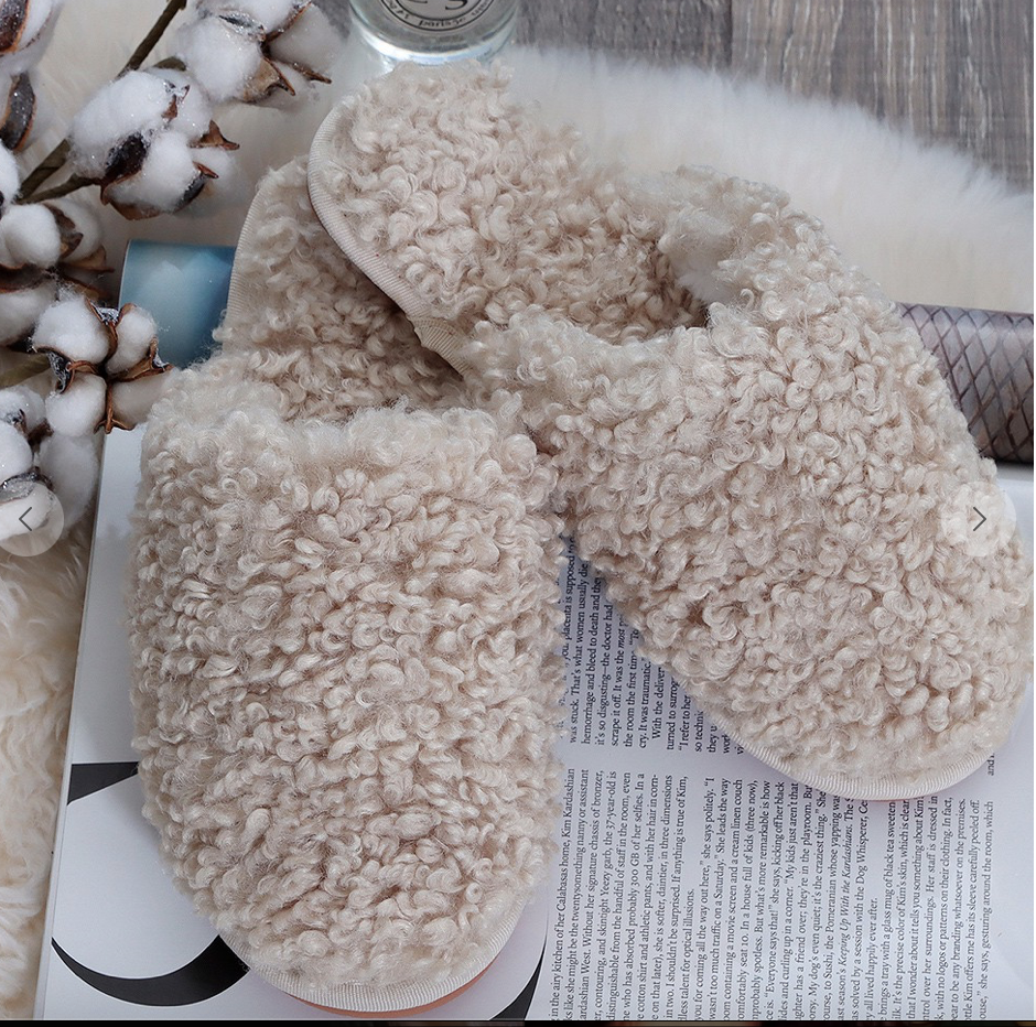 Faux Fur Slippers