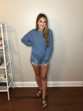 Load image into Gallery viewer, Steel Blue Sweater
