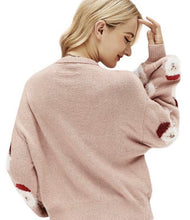 Load image into Gallery viewer, Pink Santa Baby Sweater
