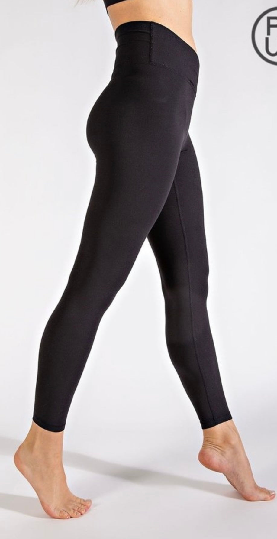 Butter Soft Black Leggings - Curvy